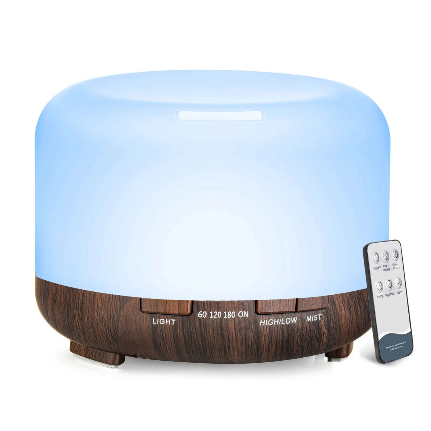 500ML Aromatherapy Oil Diffuser Essential Oil Aroma Diffuser Humidifier for Home Office