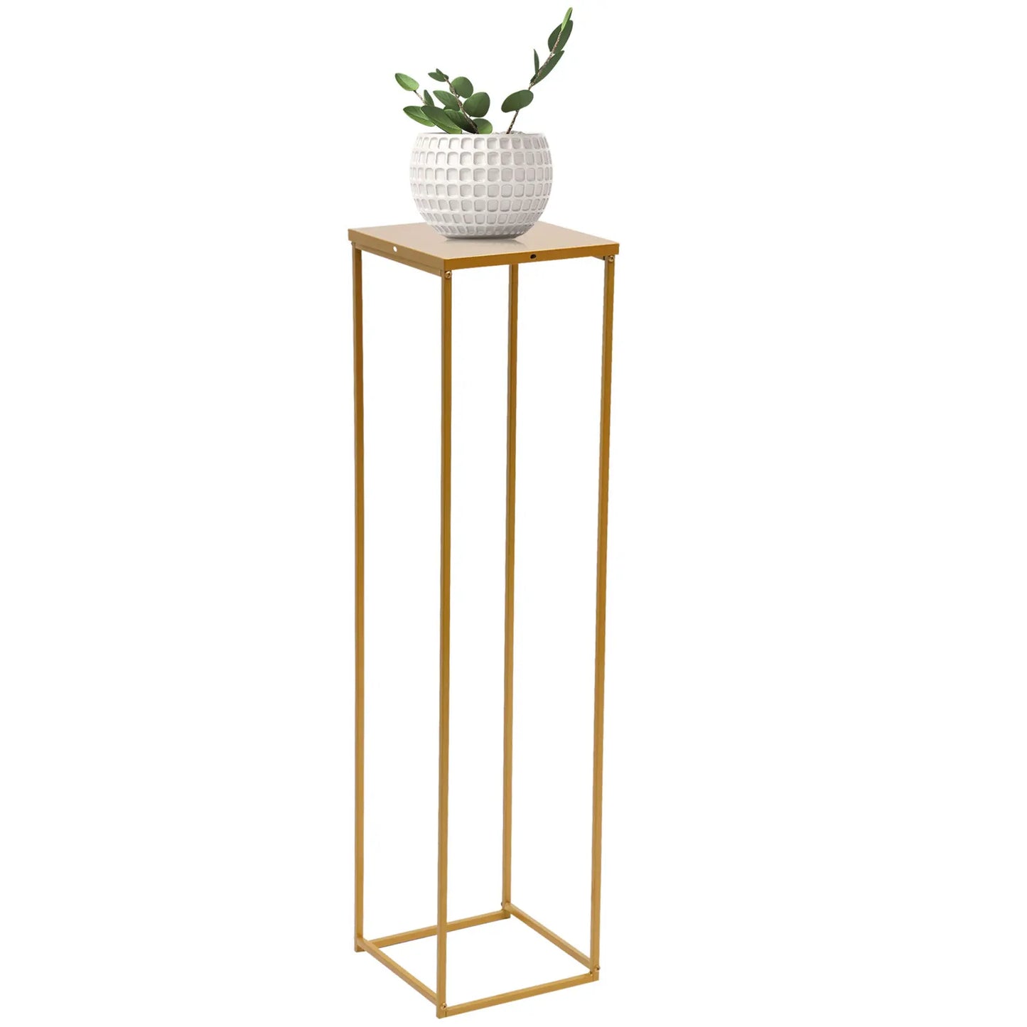100/70CM Metal Wedding Flower Stand Floor Vase Geometric Centerpieces