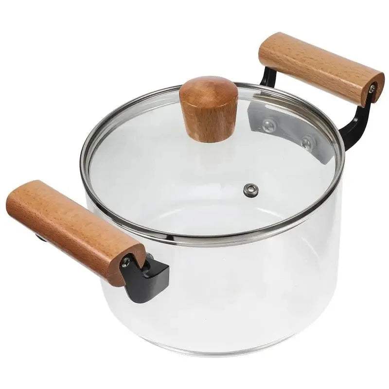 Soup Pot Nonstick Bakeware Sets Glass Stew Pot Lid Utensils