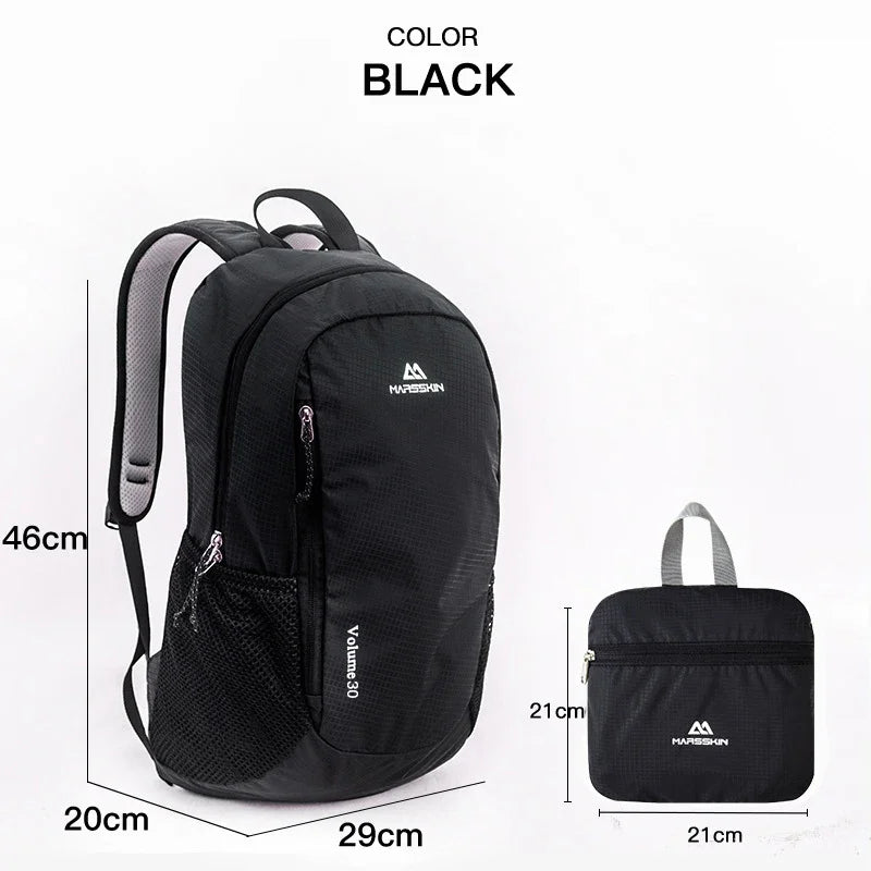 Portable Waterproof Outdoor Camping Backpack - 30L Capacity