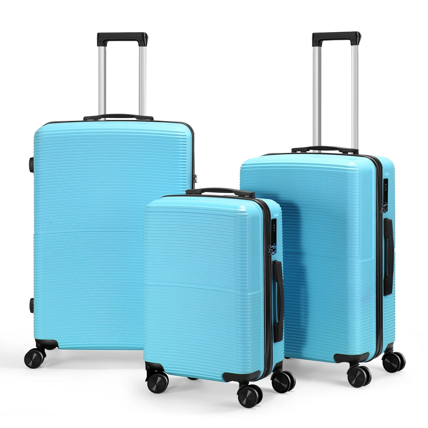 TSA Lock 3Pcs Luggage Set ABS Hardshell Travel set