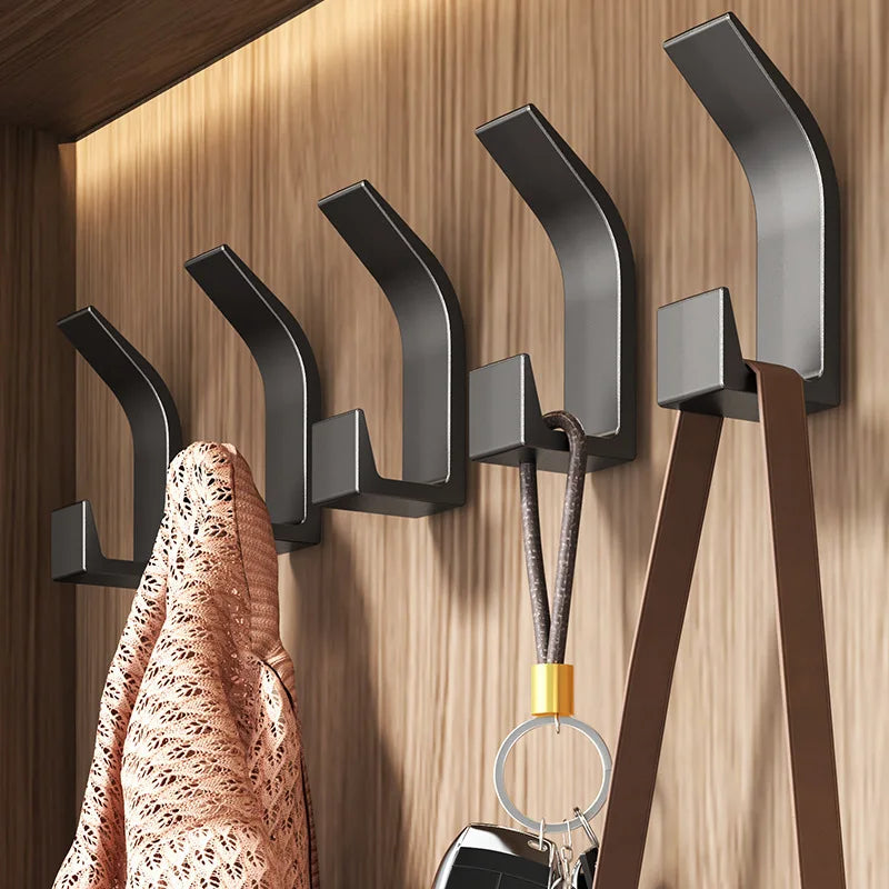 5pcs Adhesive Hooks For Walls - No-Drill