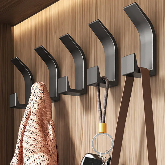 5pcs Adhesive Hooks For Walls - No-Drill