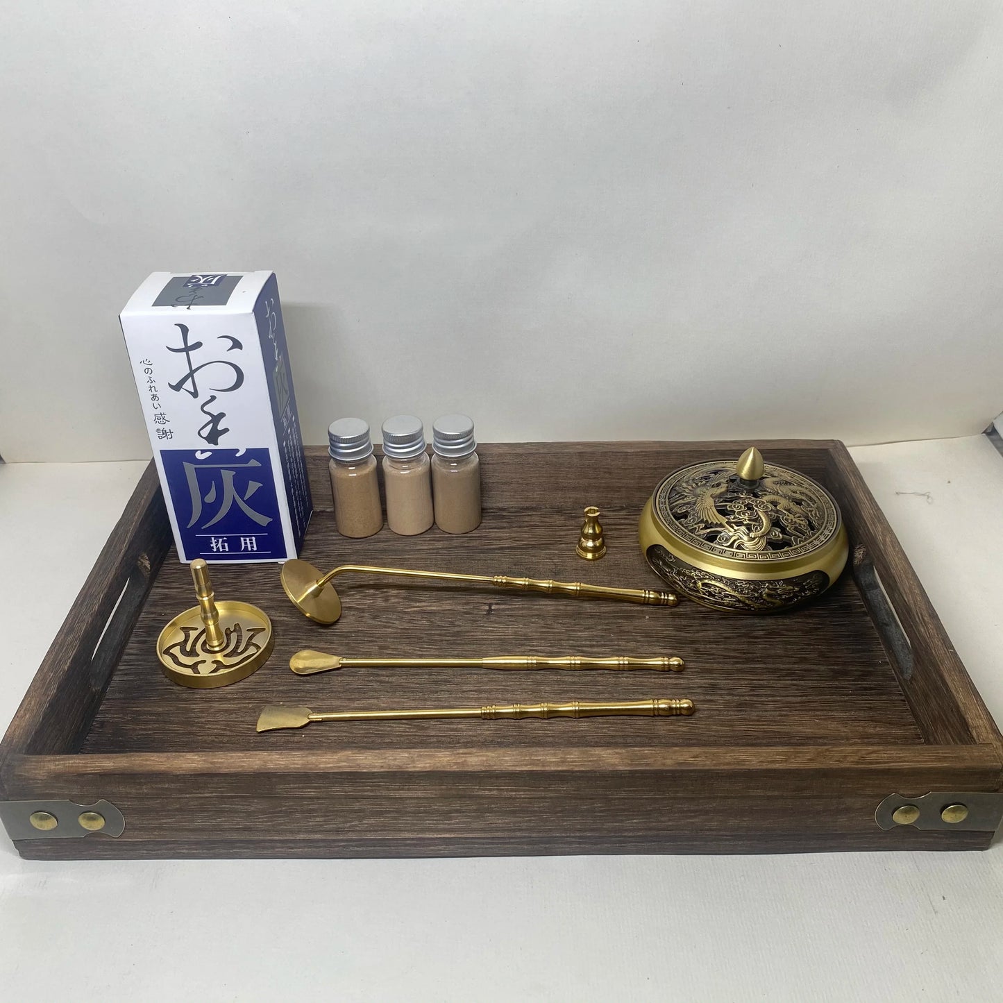 Brass Incense Burner Set