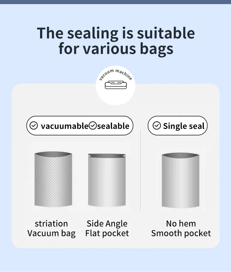 New LCD Touch Screen Household Food Automatic Vacuum Sealing Machine