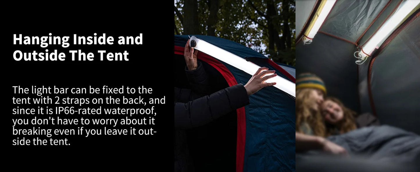 SELORSS Rechargeable Portable Camping Strong Light Waterproof