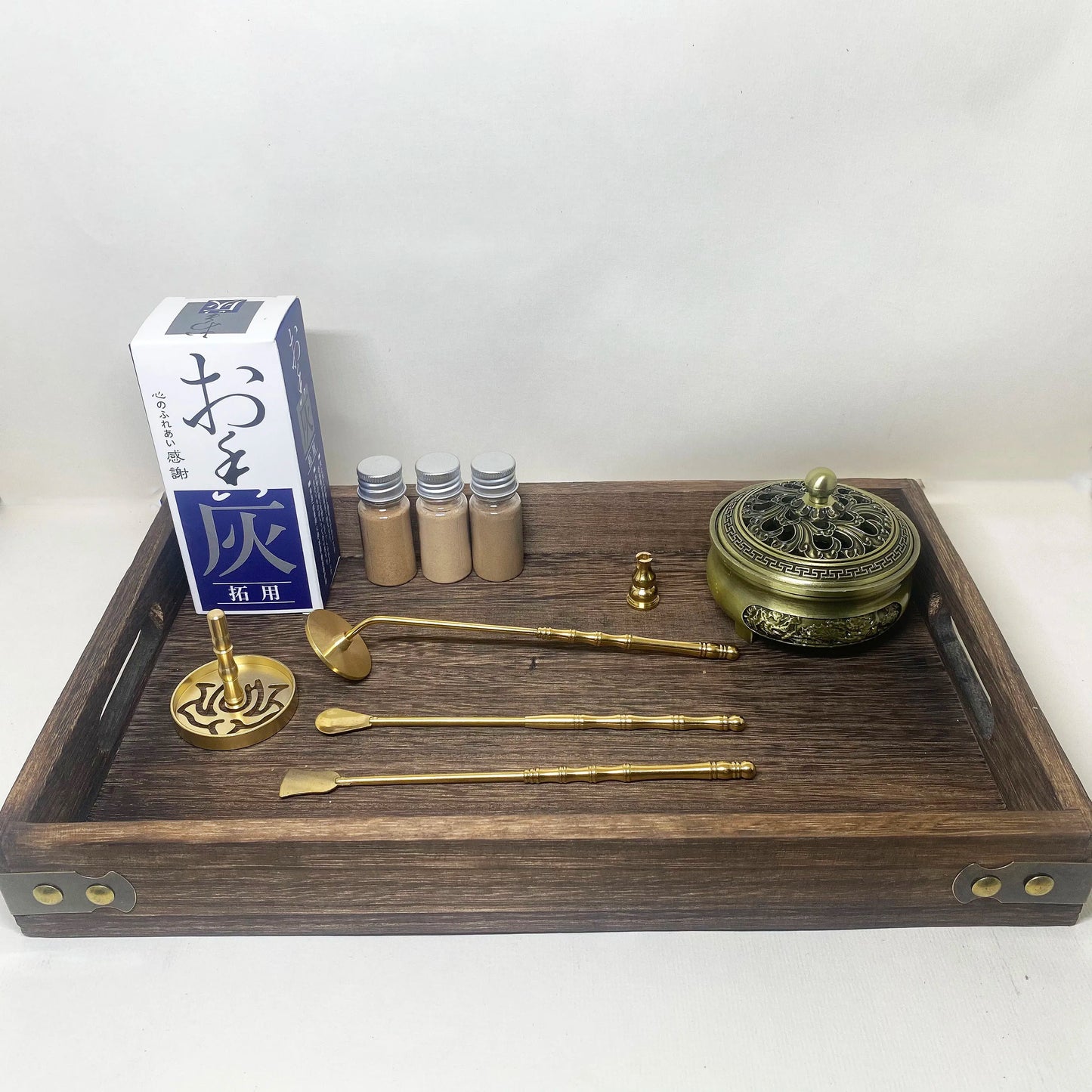 Brass Incense Burner Set