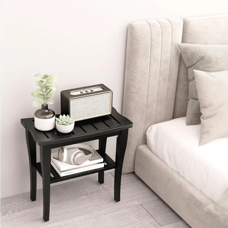 Bamboo  2-Tier Shower Bench