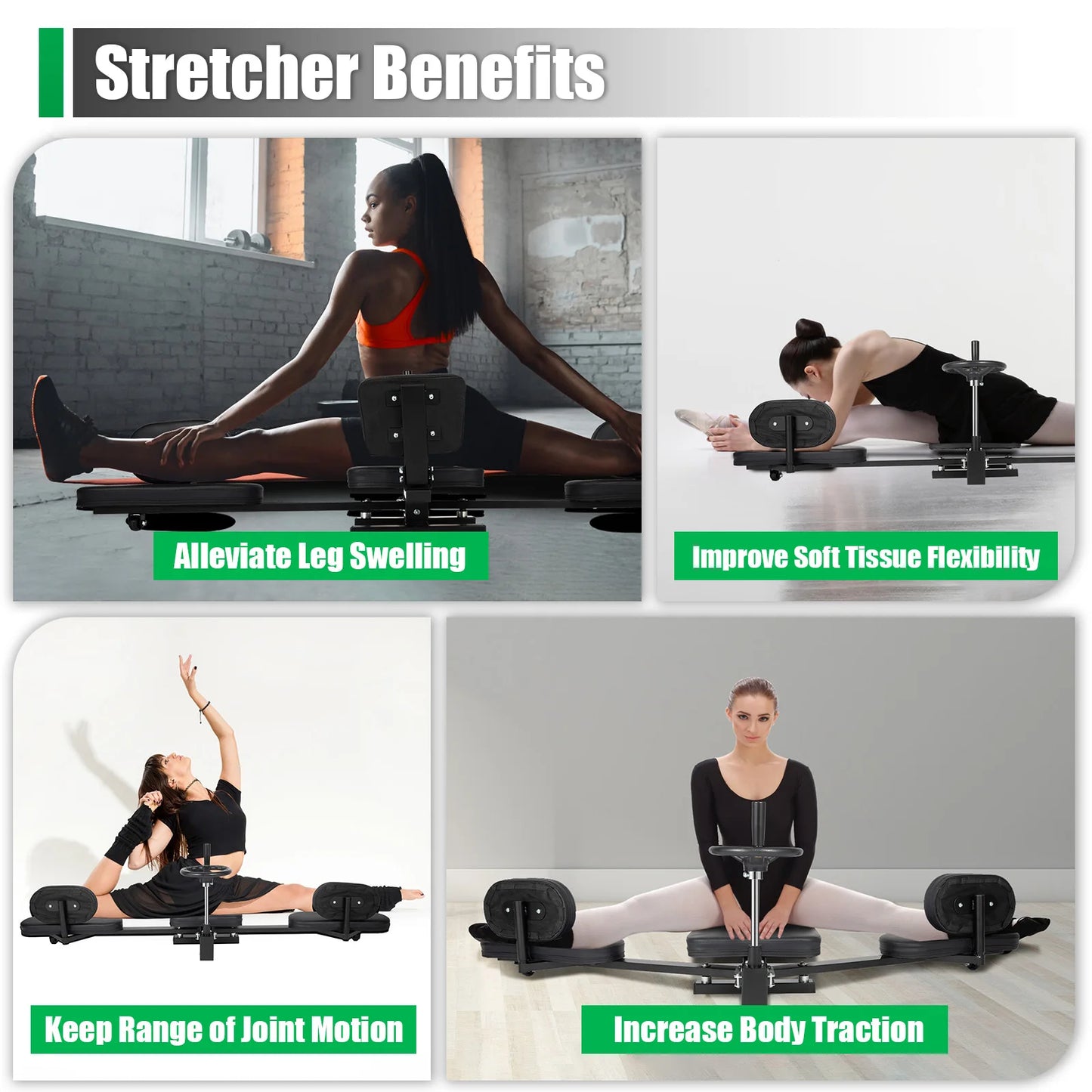 Leg Stretcher Fitness Training Equipment for Ballet Yoga Home Gym