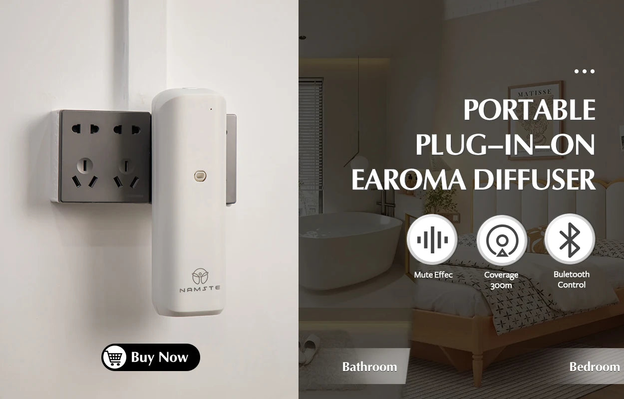 Namste Coverage 300m³ Aromatherapy Diffuser Bluetooth Home Air Purifier Wall Mounted Electric Fragrance Machine