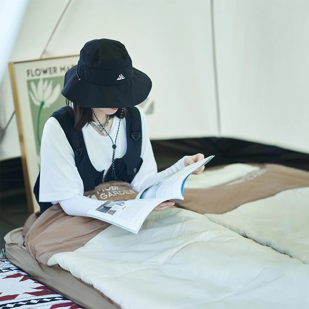 Mobi Garden Camping Hooded Sleeping Bag Mini Type 1.8kg 2.2kg
