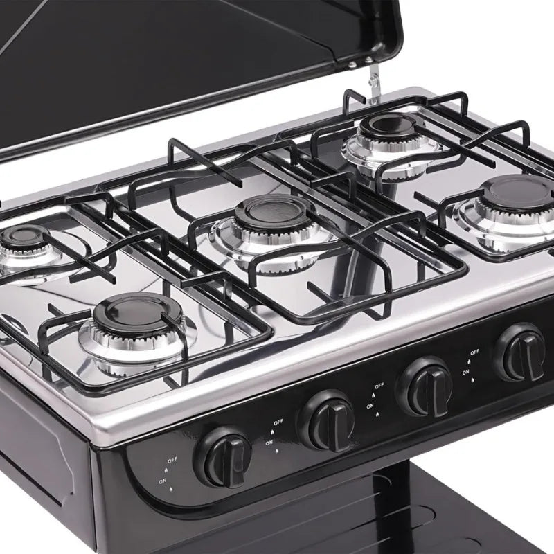 Natural Gas Stove Outdoor 5-Burner Portable Gas Stove