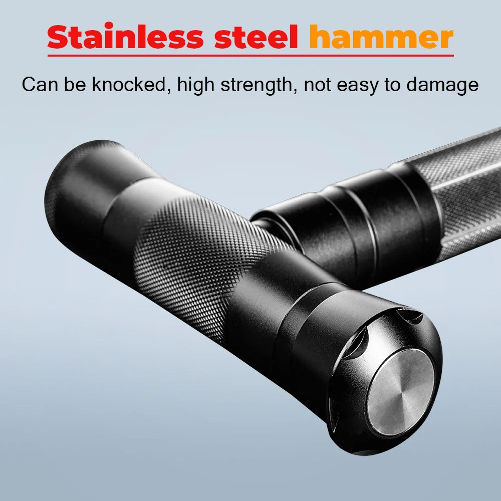 Multi Mountaineering Stick with Camouflage Backpack T-shaped Retractable Tool