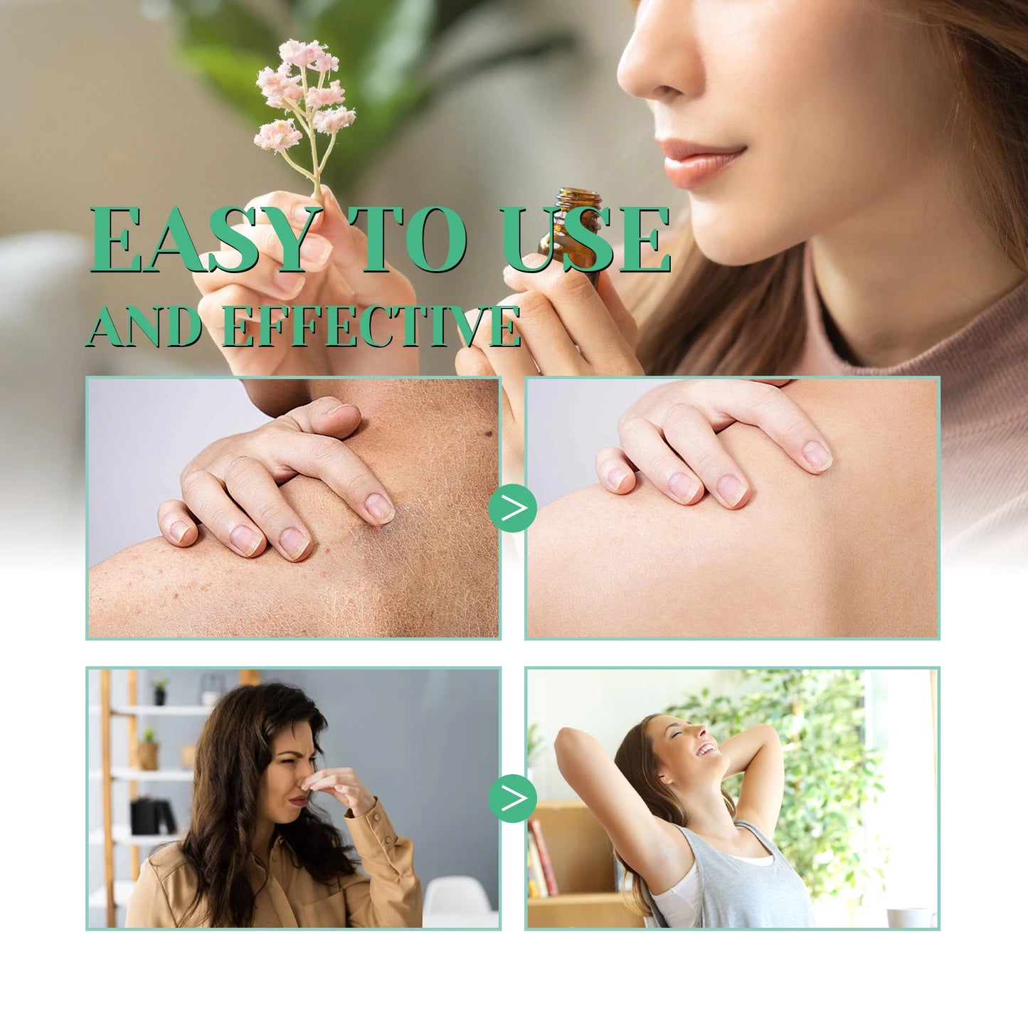 Plant Essential Oil Gift Box Set Relaxing Long-Lasting Fragrance for Massage and Skincare