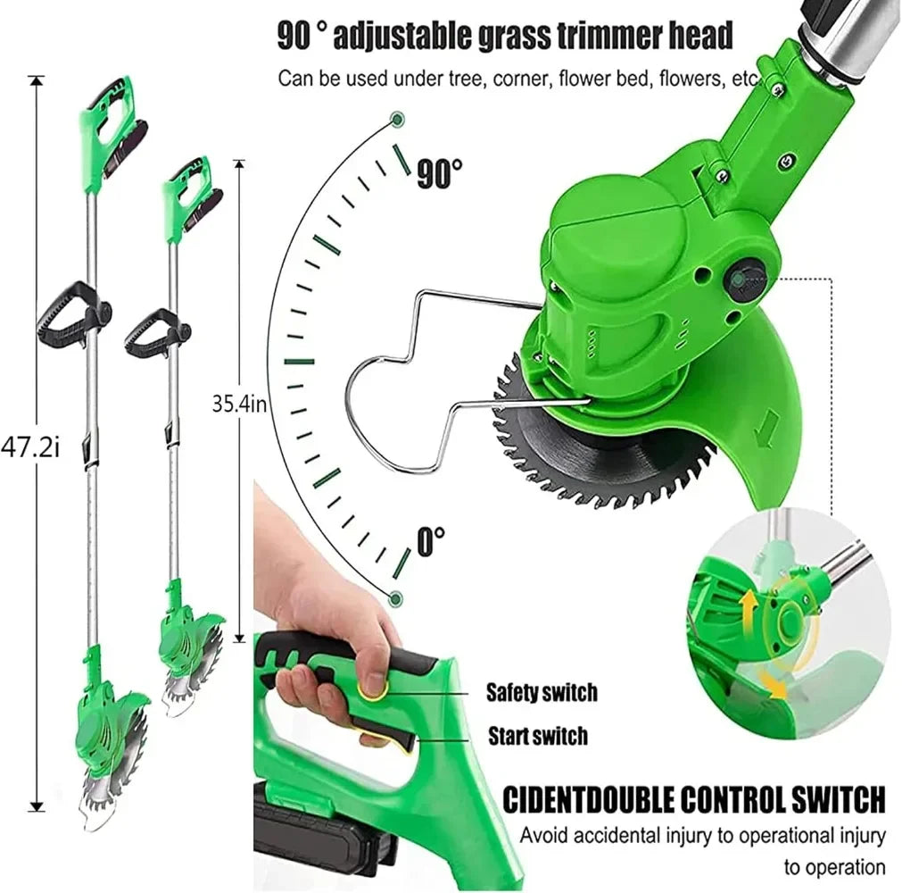 Battery Powered 24v Weed Wacker 3-in-1