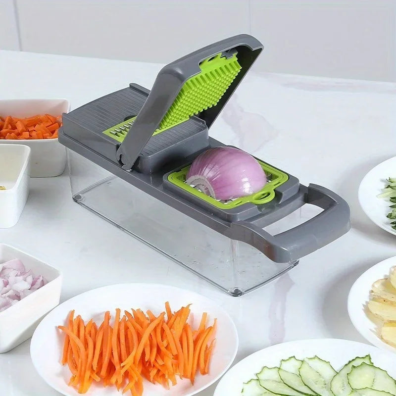 15 Piece Set of Household Multifunctional Vegetable Slicer