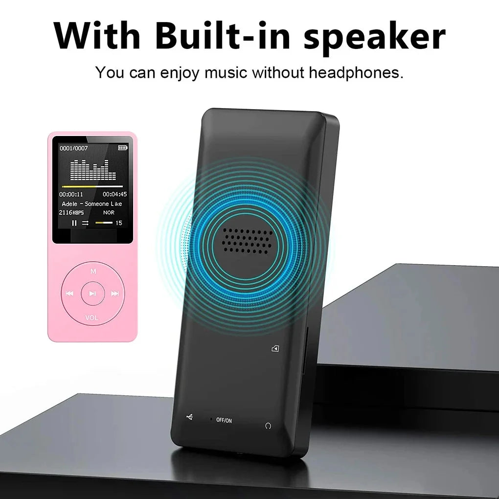 Portable MP3 Player Rechargeable Record Noise Conduction