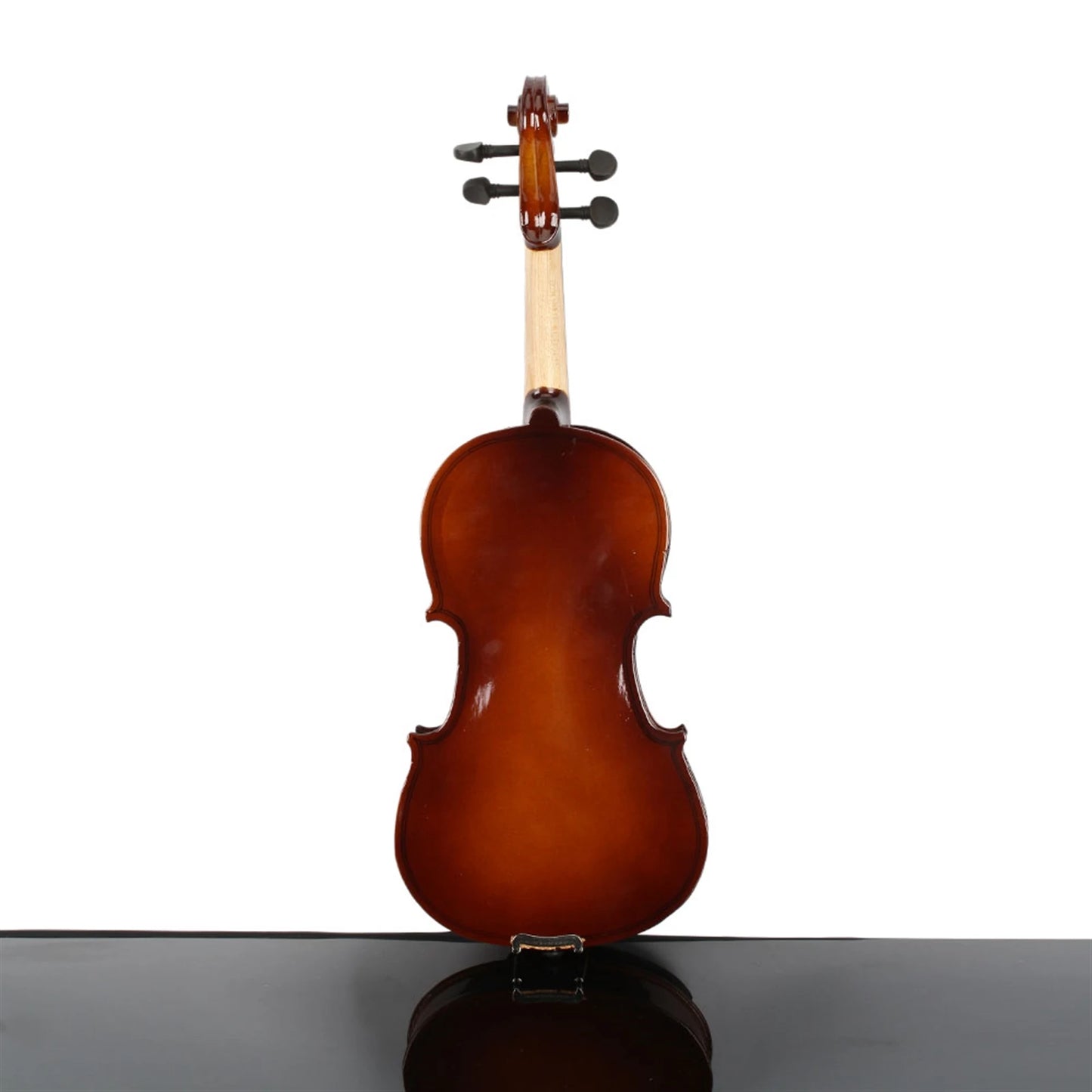 New 1/4 Acoustic Violin Case Bow Rosin Natural Set for Kids
