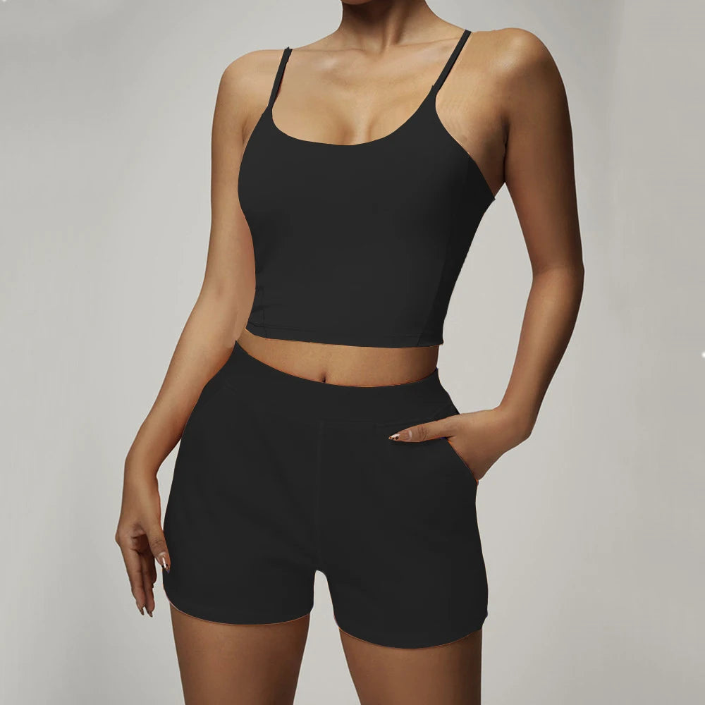 1/2PCS Loose Sweatshirt Yoga Set Gym Clothes Women Fitness