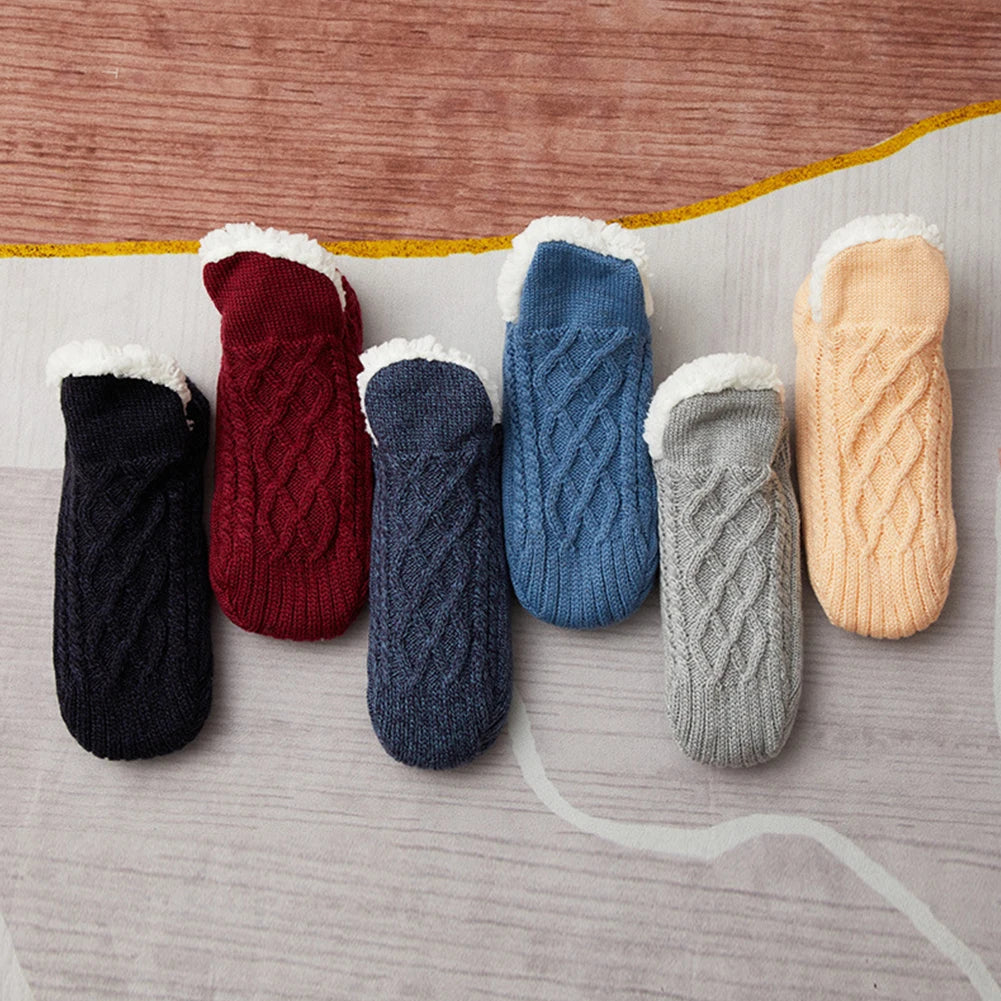 Fleece Floor Socks Cozy Thermal Velvet Socks Indoor Warmth