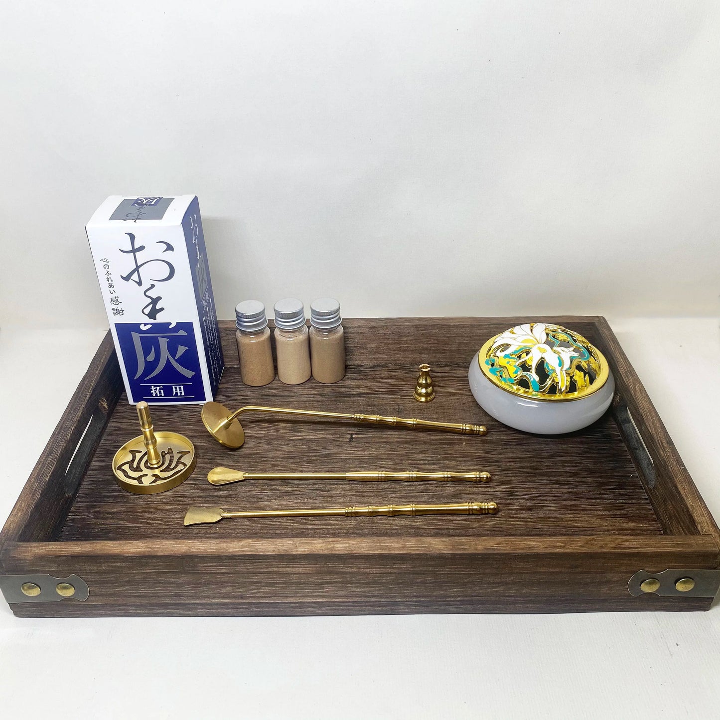 Brass Incense Burner Set