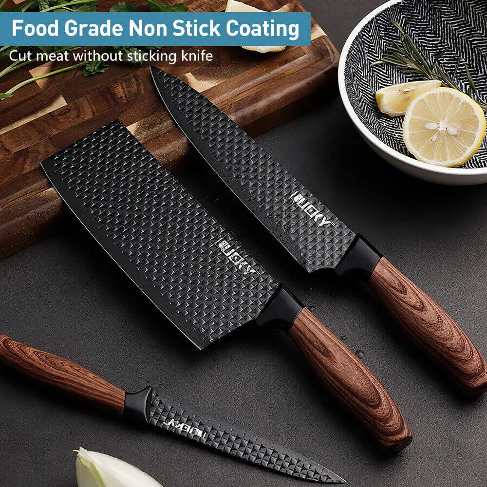 6pcs High Carbon Stainless Steel Knives Handmade