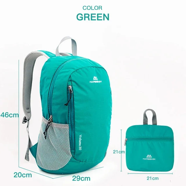Portable Waterproof Outdoor Camping Backpack - 30L Capacity