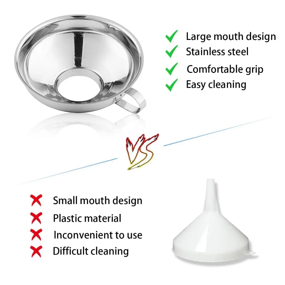 Canning Funnel for Kitchen Use, Wide Mouth Funnel for Mason Jars