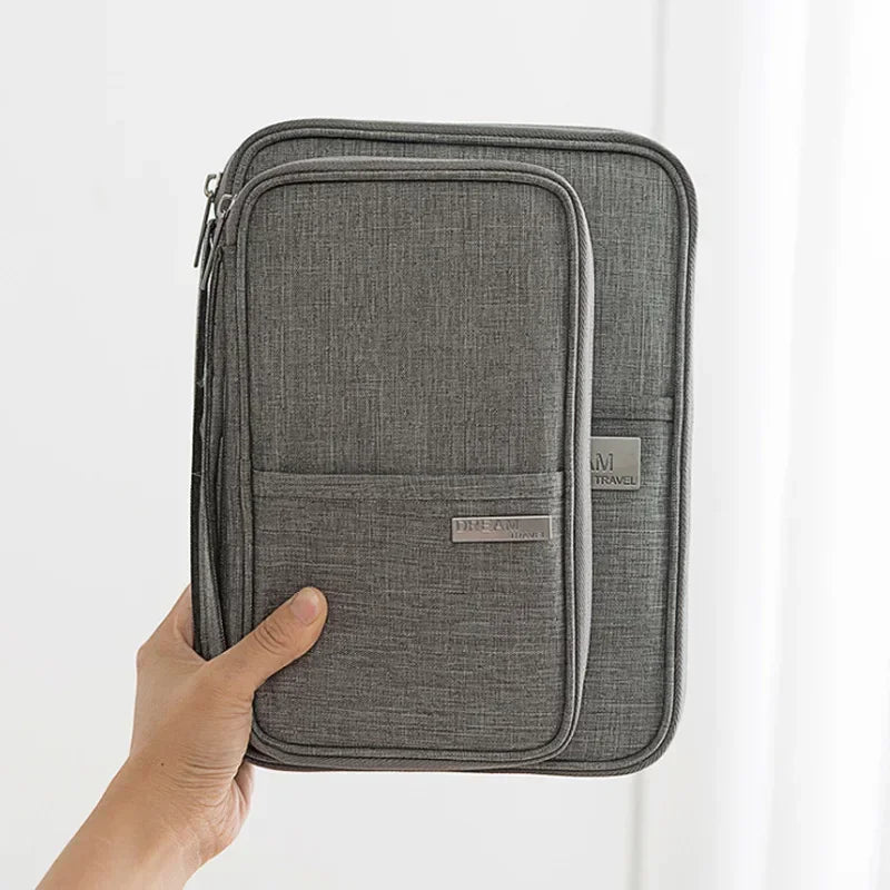 Women Multi-Function Waterproof Travel Passport Holder Cover