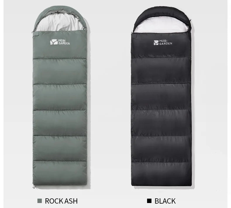 Mobi Garden Camping Hooded Sleeping Bag Mini Type 1.8kg 2.2kg