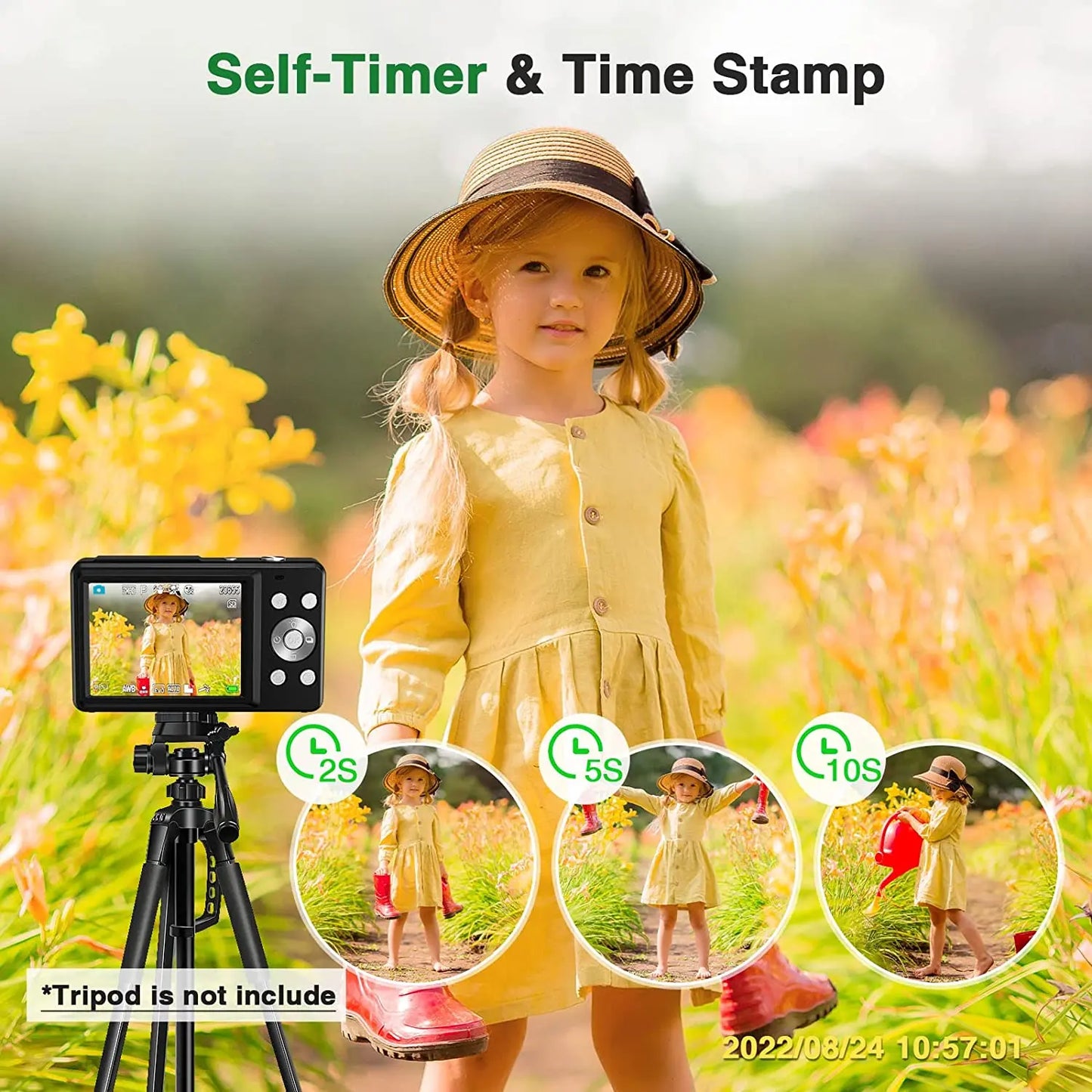 HD 1080P Digital Camera - Perfect for Kids and Beginners
