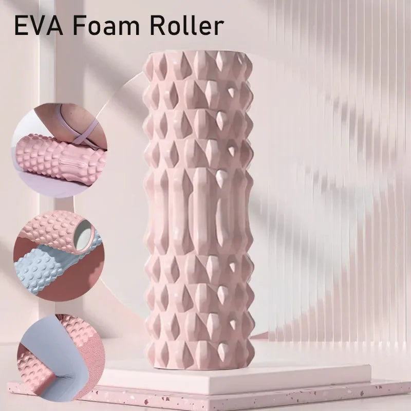 Foam Roller Yoga for Massage, Fitness, Deep Tissue Whole Body Pain Relief