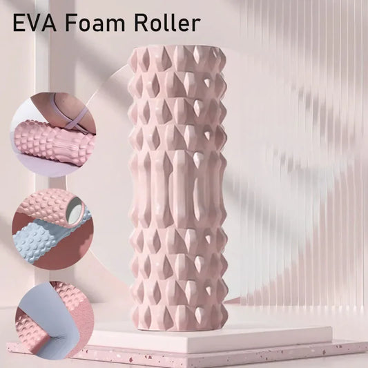 Foam Roller Yoga for Massage, Fitness, Deep Tissue Whole Body Pain Relief