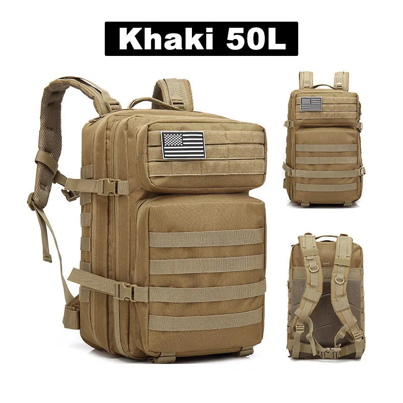 Tactical Backpack  Large Capacity Waterproof Multi-functional Bags