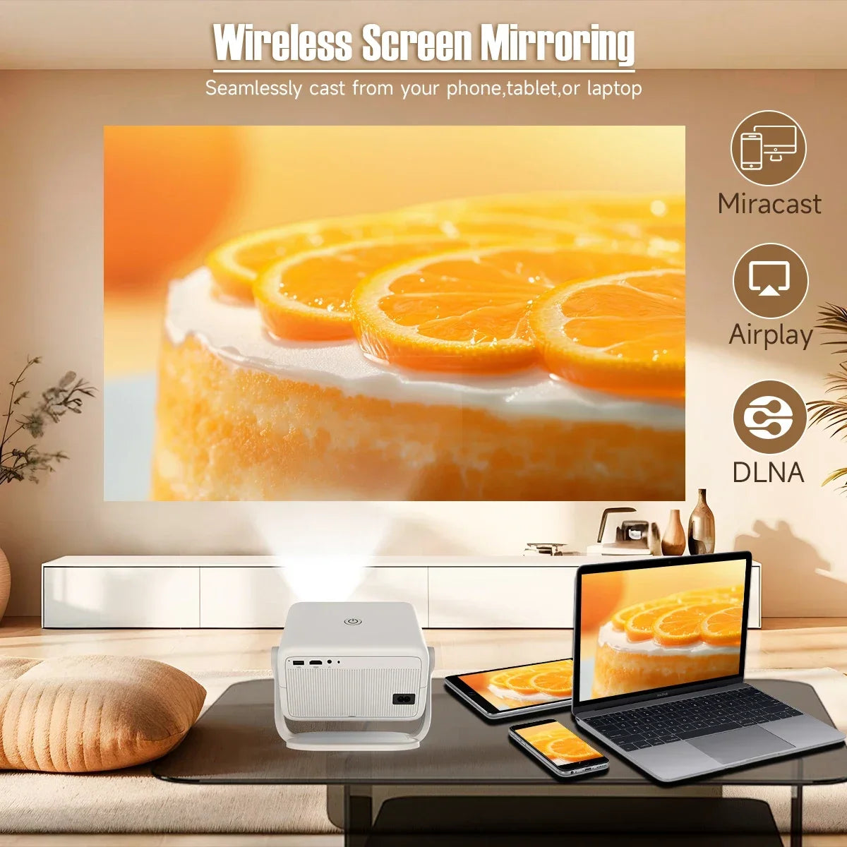 Magcubic 650ANSI L018 Projector 4K Native 1080P Auto Focus