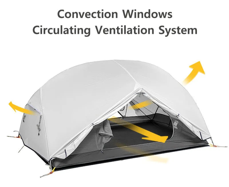 2 Tent 2 Person Backpacking Tent Waterproof