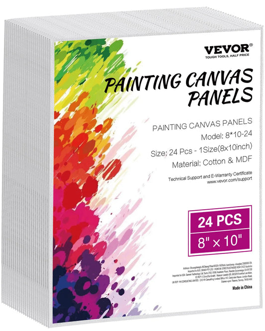 White Canvases Painting Canvas Panels for  Sketching Acrylic Oil Painting Watercolor Paint Canvas