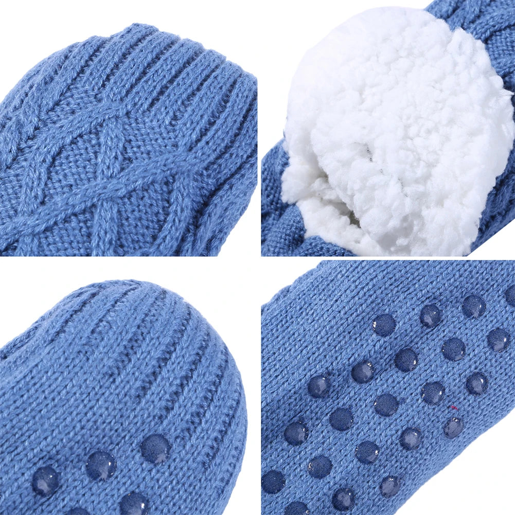 Fleece Floor Socks Cozy Thermal Velvet Socks Indoor Warmth