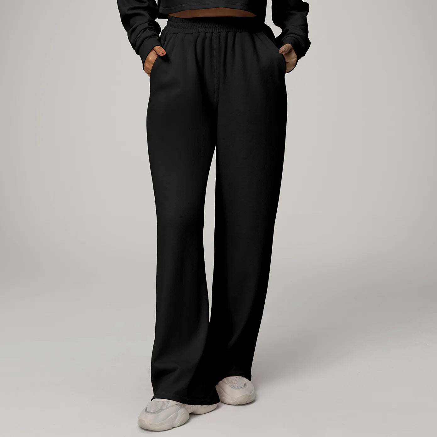 1/2PCS Loose Sweatshirt Yoga Set Gym Clothes Women Fitness