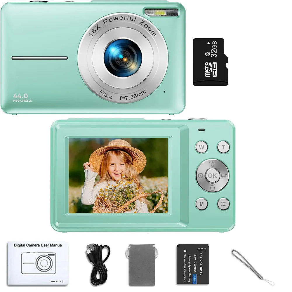 HD 1080P Digital Camera - Perfect for Kids and Beginners