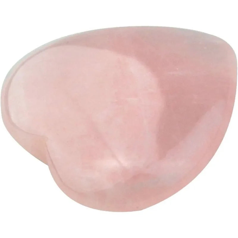 15pcs Healing Crystal Natural Rose Stone Heart Shape