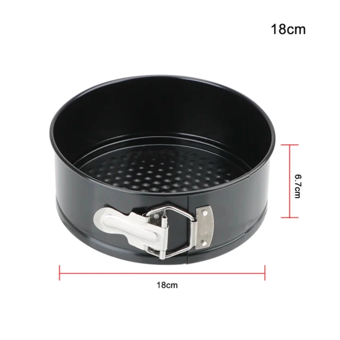 Non-Stick Metal Bake Round Cake Pan Removable Bottom