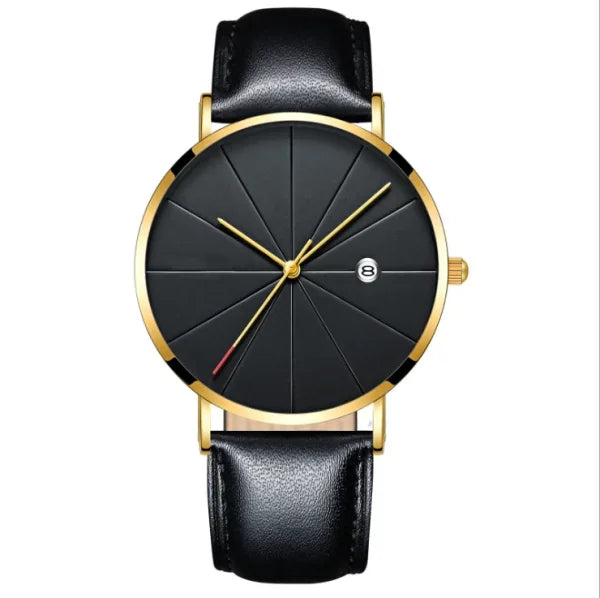 Men Watch Luxury Set Fashion Business Brown Quartz Wrist Watches