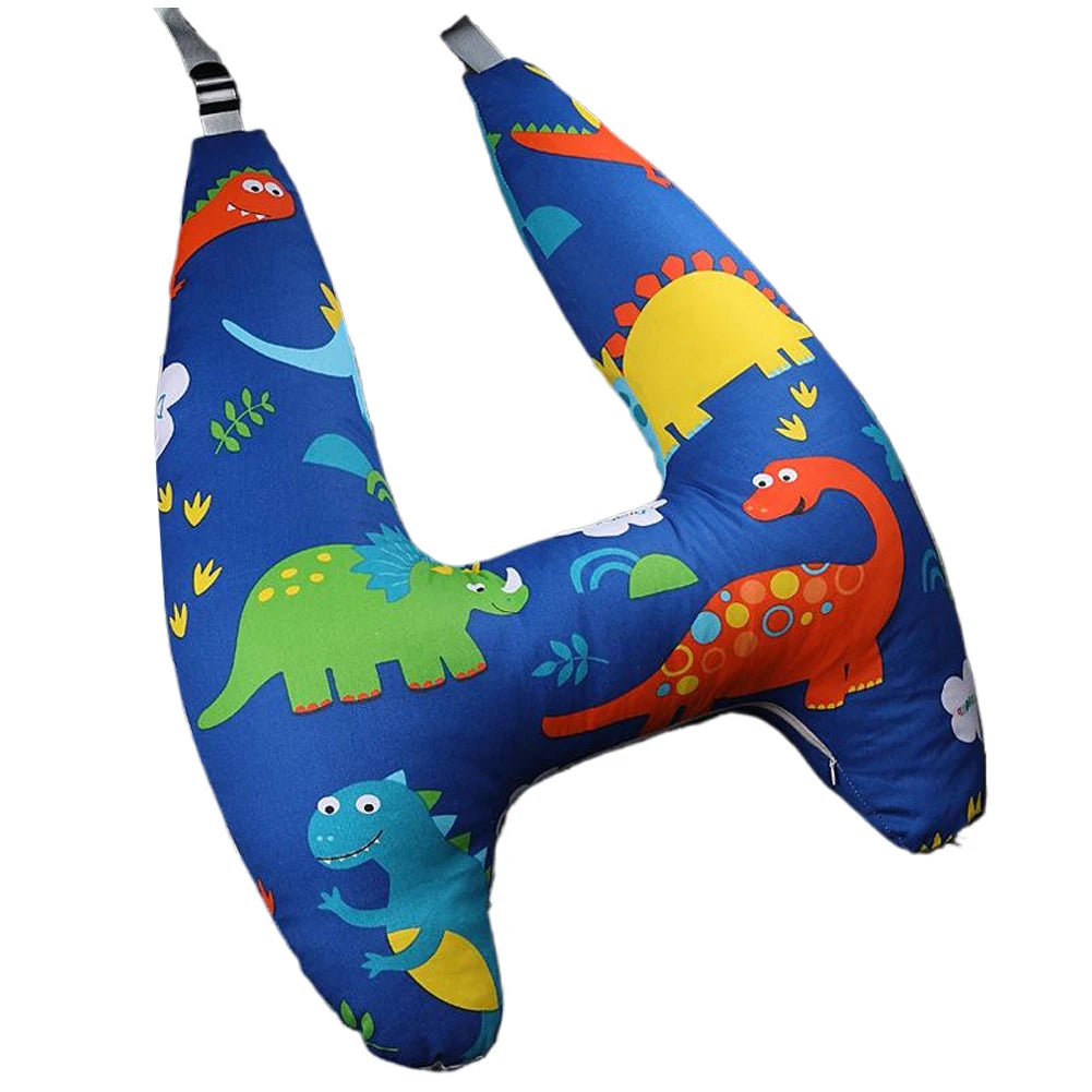 Cartoon Dinosaur Children Car Sleep Headrest Sleeping Pillow
