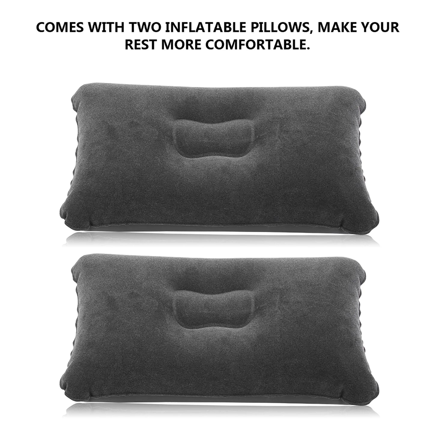 Car Inflatable Bed Back Seat Mattress Airbed for Travel