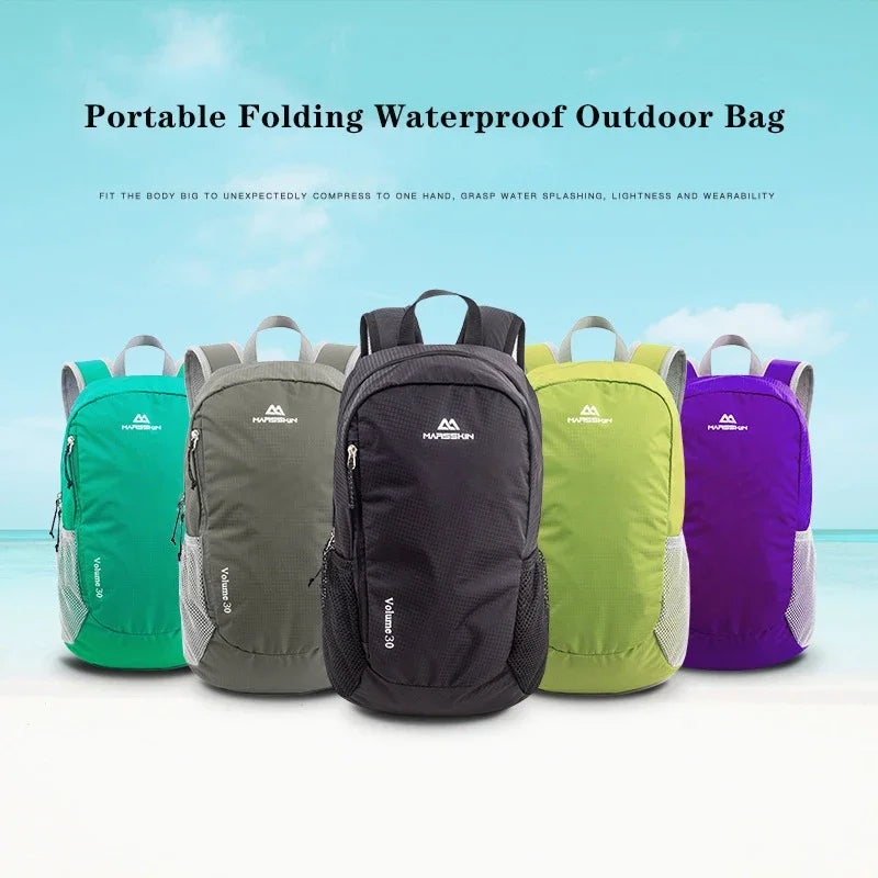 Portable Waterproof Outdoor Camping Backpack - 30L Capacity