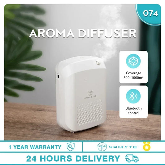 NAMSTE Coverage 500 Cubic Meters Bluetooth Diffuser Hotel Essential Oil Aromatherapy Machine with Monitoring Function and 400 Milliliter Capacity