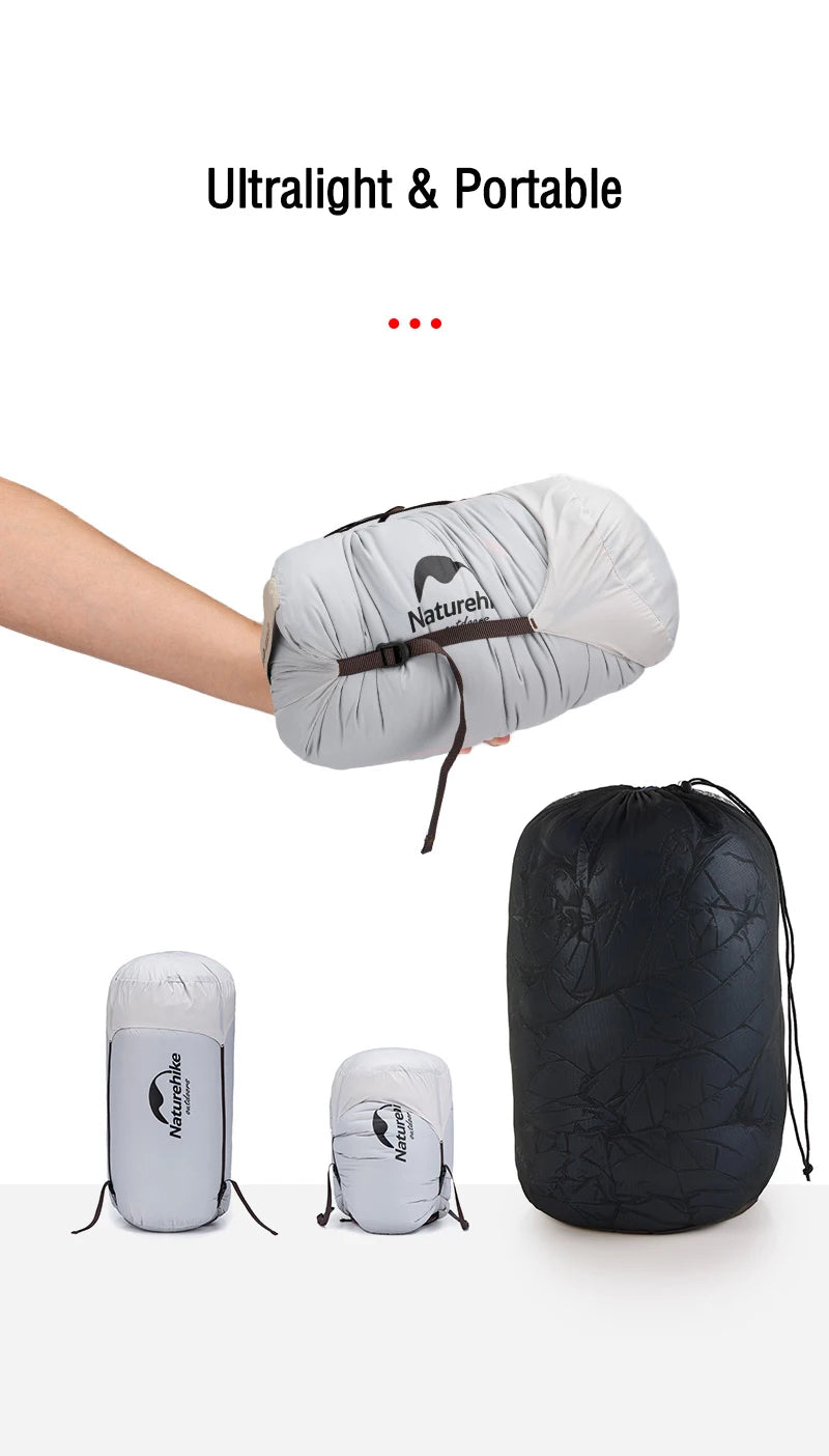 Naturehike Goose Down Sleeping Bag Ultralight Winter Waterproof