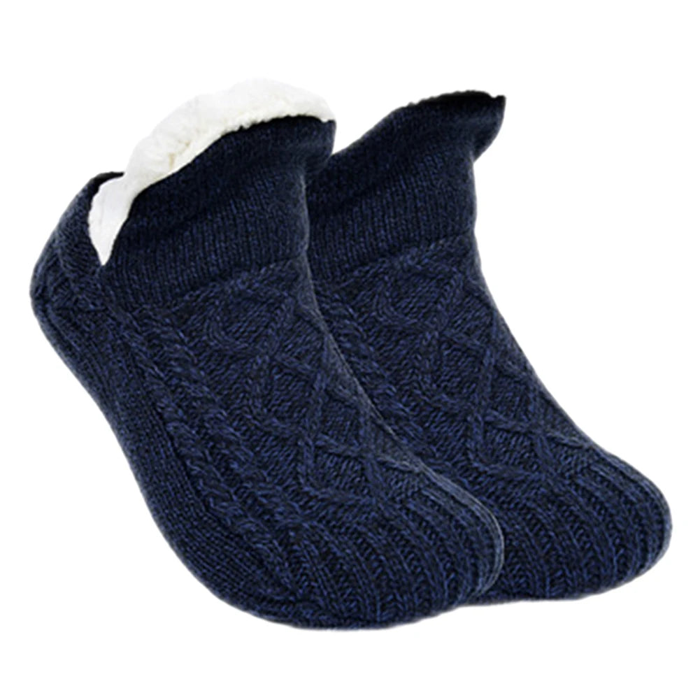 Fleece Floor Socks Cozy Thermal Velvet Socks Indoor Warmth