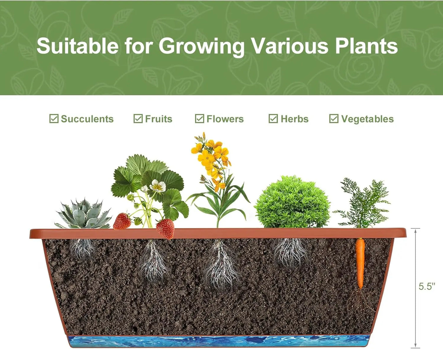 Vertical Flower Pots